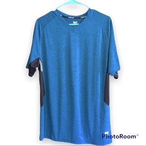 🖤✨Everlast Everdri teal V-neck activewear T-shirt